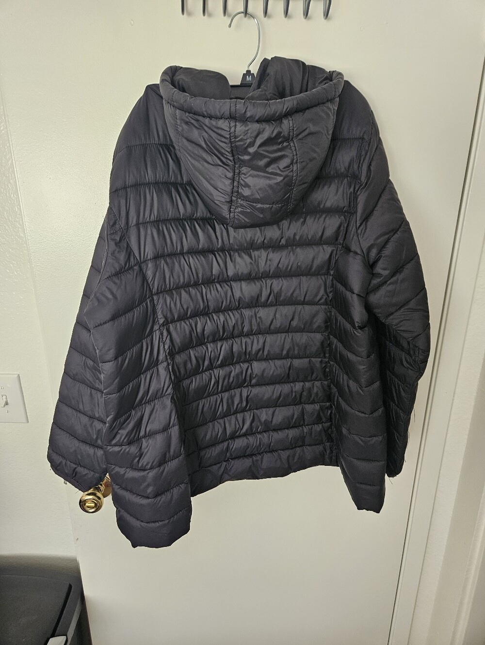 St. John's Bay Black Quilted Packable Puffer Jacket - Picture 6 of 10